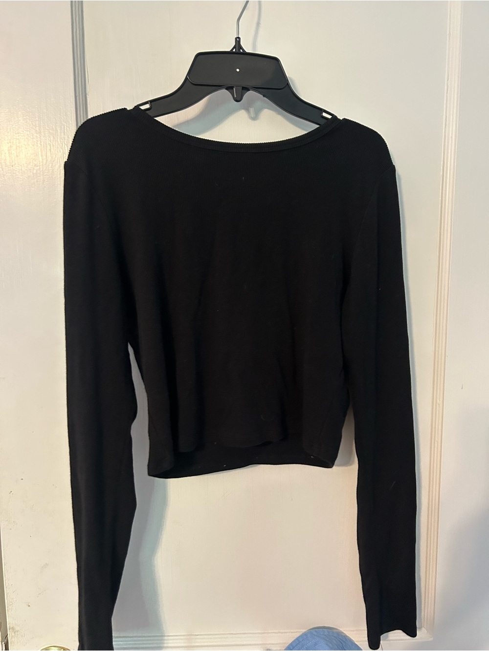 Garage Black Long Sleeve Top